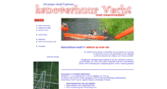 Desktop Screenshot of kanoverhuur-vecht.nl